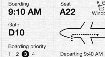 While I Was Redesigning a Boarding Pass, Paper Got Old